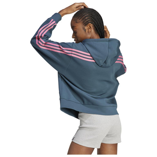 Adidas Γυναικεία ζακέτα Future Icons 3-Stripes Full-Zip Hoodie Adidas Γυναικεία ζακέτα Future Icons 3-Stripes Full-Zip Hoodie